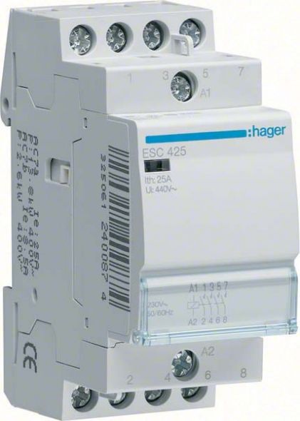 Schütz 230V ESC425 4-polig 25A 4S Schütz 230V ESC425 4-polig 25A 4S