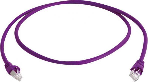 MP8 FS500 Patchk. S/FTP Cat.6A ISO LSZH lila 0,25m