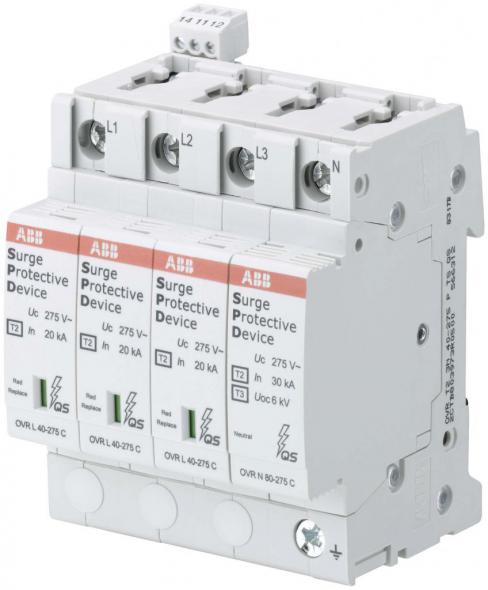 OVRT24L40-275PTSQS TN-S 4P, In 20kA, Up 1,25kV, Telesignal OVRT24L40-275PTSQS TN-S 4P, In 20kA, Up 1,25kV, Telesignal