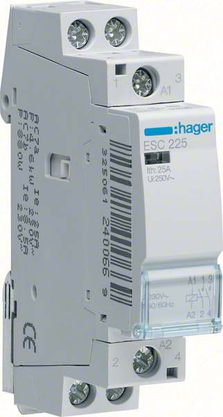 Schütz 230V ESC226 2-polig 25A 2Ö Schütz 230V ESC226 2-polig 25A 2Ö