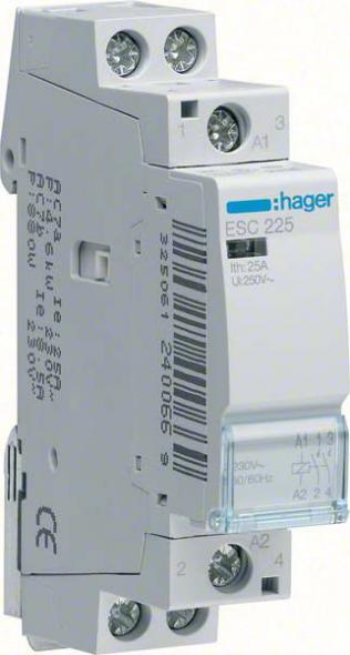 Schütz 230V ESC226 2-polig 25A 2Ö Schütz 230V ESC226 2-polig 25A 2Ö