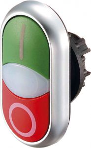 MOELLER M22-DDL-WS-GB1/GB0 Doppeldrucktaste beleuch.,beschriftet