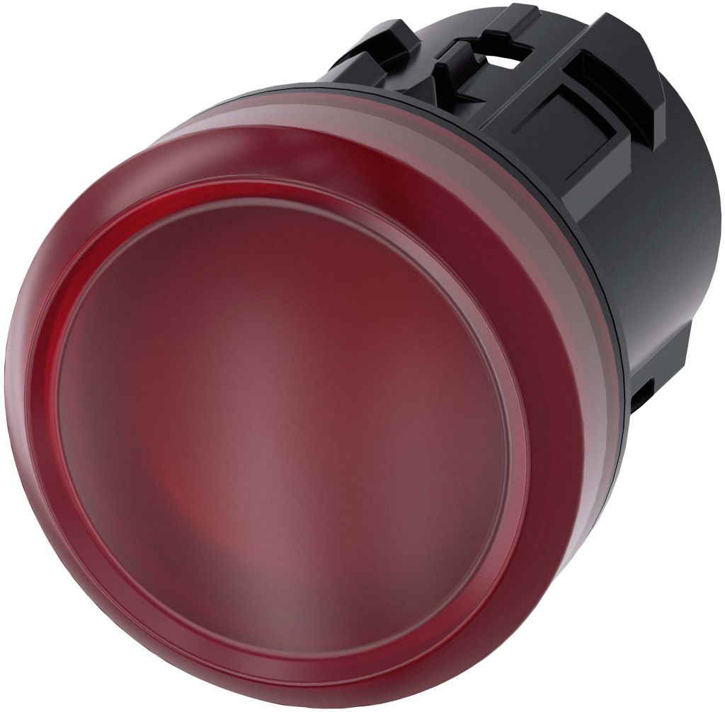 3SU1001-6AA20-0AA0 LEUCHTMELDER, ROT, LINSE, GLATT
