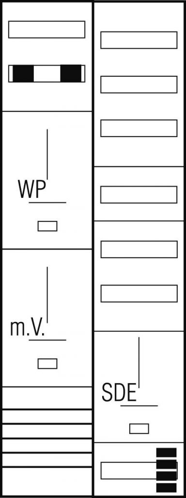 Z29E914N Komplett-Zählerpl.1Z 1WP 1SDE 1V6 o.SH Z29E914N Komplett-Zählerpl.1Z 1WP 1SDE 1V6 o.SH