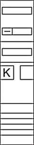 Komplettfeld ZH3EH27 ehz,1-feld.,H 1050mm,1-ZP