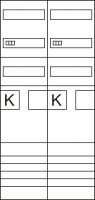 Komplettfeld ZK3EL22N eHZ,DSS 2-feld