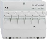 Patchpanel 6-f. auf Hutschiene grau