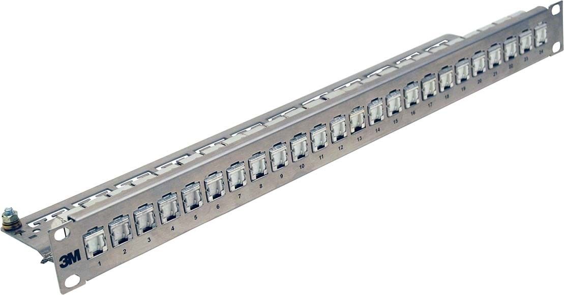 43018-80126 19Z Patchpanel 24f.mit Cat.6 PL Modulen