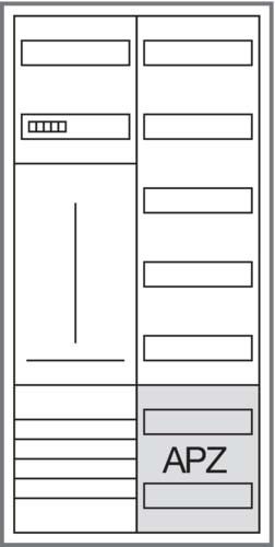 Komplettschrank 1ZP/VF-5rh-APZ Komplettschrank 1ZP/VF-5rh-APZ
