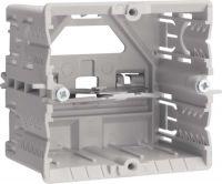 Geräteeinbaudose C-Profil HxB 50x65 grau