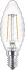 LED-Kerzenlampe E14 230V 2,0W 250lm klar gedreht