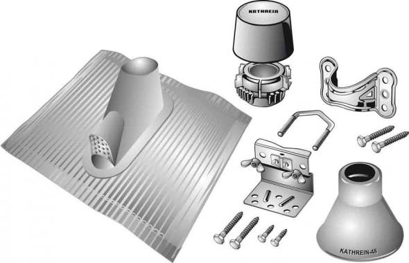 Mast-Montage-Set ZTS 48 sw Mast-Montage-Set ZTS 48 sw