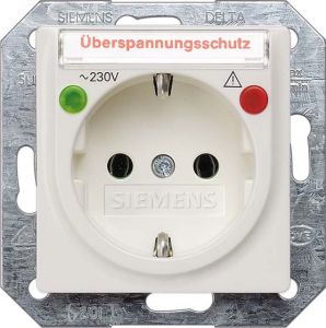 Schuko-Dose m.Ü-Sp.schutz 5UB1564