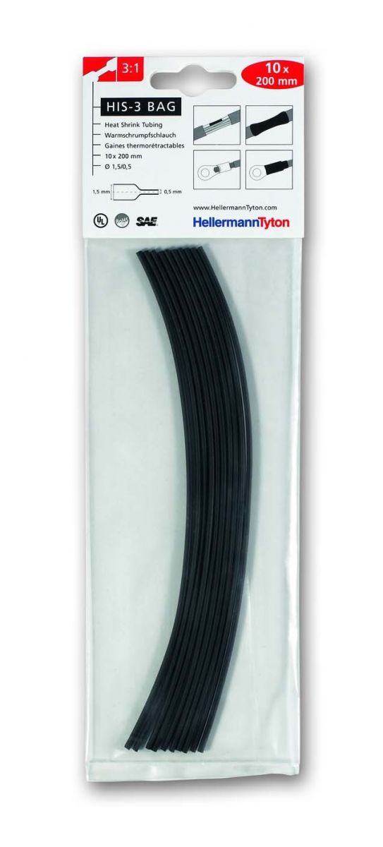 Schrumpfschlauch HIS3BAG1.5/0.5 gn-ge