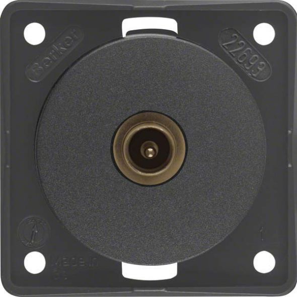 Antennen Steckdose 945112515 anthrazit matt Antennen Steckdose 945112515 anthrazit matt