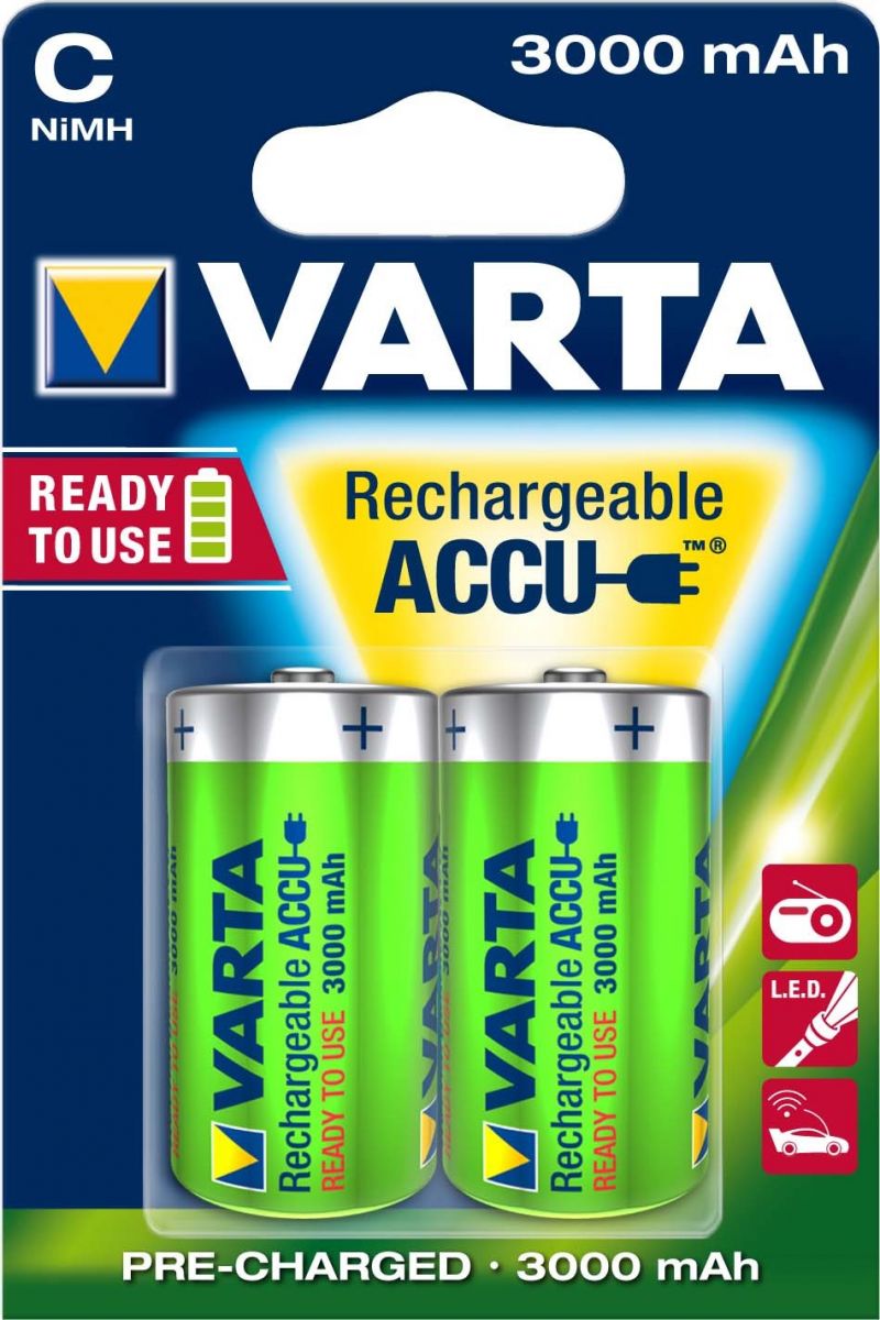 Akku Ready2Use C 2er 56714Bli.2