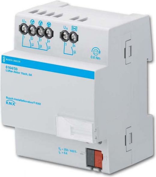 KNX REG-Lüfter-Aktor 6164/50 KNX REG-Lüfter-Aktor 6164/50
