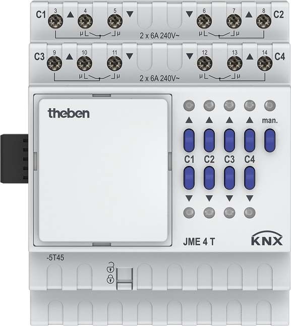 Jalousieaktor JME 4 T KNX Jalousieaktor JME 4 T KNX