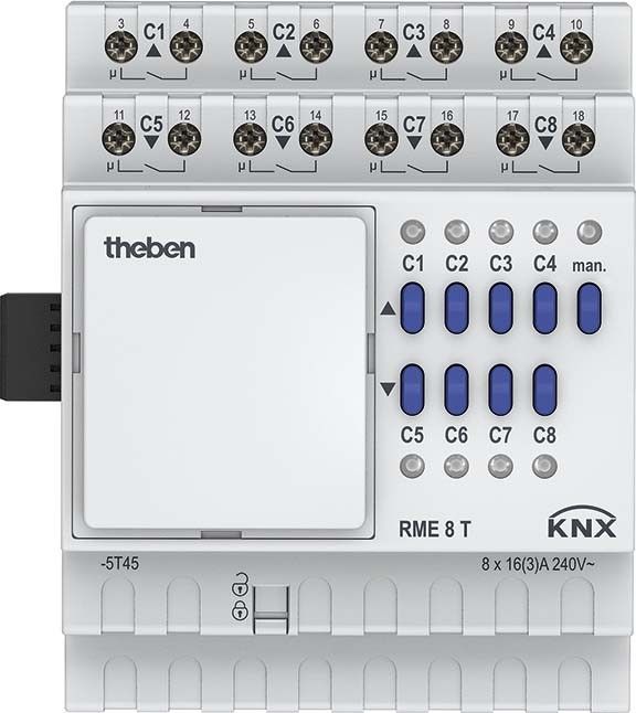 Schaltaktor/Jalousieaktor RME 8 T KNX Schaltaktor/Jalousieaktor RME 8 T KNX
