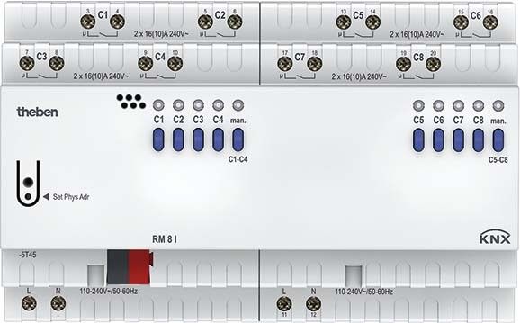 Schaltaktor RM 8 I KNX Schaltaktor RM 8 I KNX