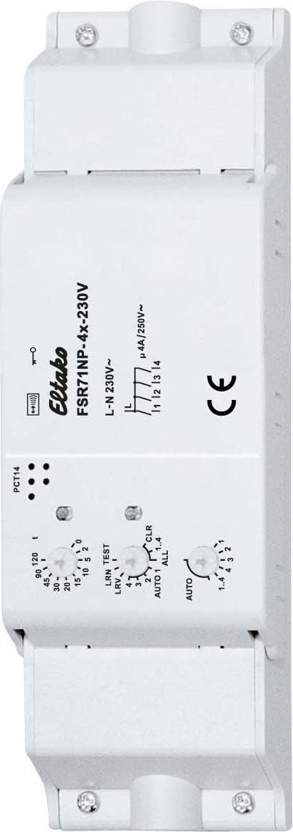 Funk-Stromstoß-Schaltrel. FSR71NP-4x-230V