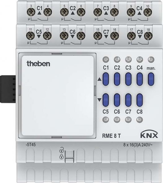 Schaltaktor/Jalousieaktor RME 8 T KNX Schaltaktor/Jalousieaktor RME 8 T KNX