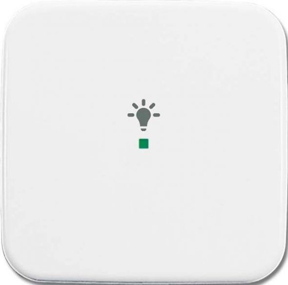 Wippe 1-fach, Symbol Licht 6231-10-214 Wippe 1-fach, Symbol Licht 6231-10-214