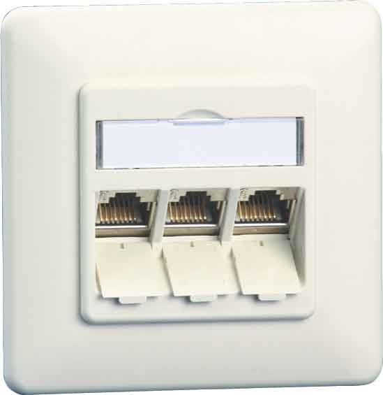 Anschlussdose C6Amodul UP TN C6Amod-3UP-180rw Anschlussdose C6Amodul UP TN C6Amod-3UP-180rw