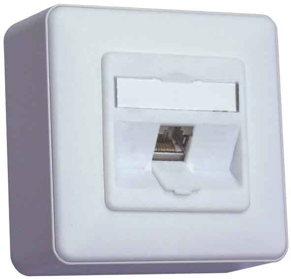 Anschlussdose C6Amodul AP TN C6Amod-1AP-180rw Anschlussdose C6Amodul AP TN C6Amod-1AP-180rw