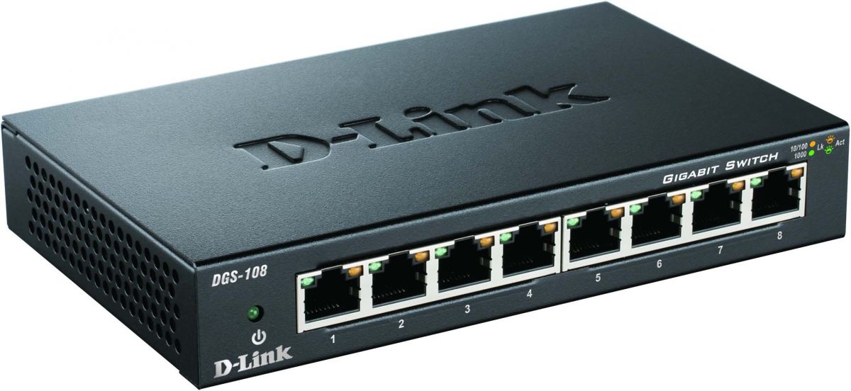 Gigabit Switch 8-Port DGS-108/E