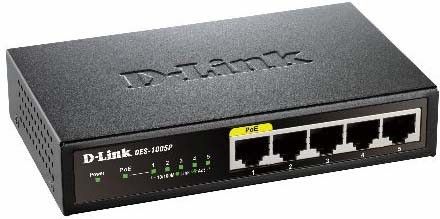 5-Port Layer2 Switch DES-1005P/E