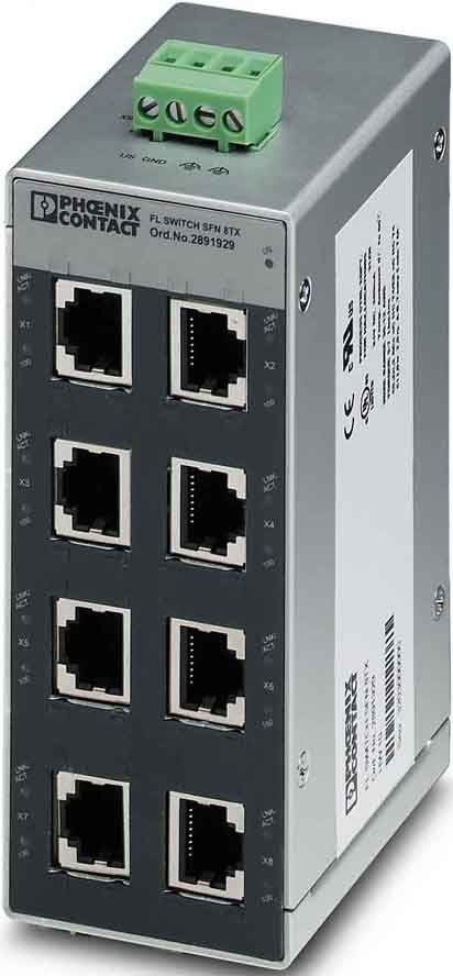 Ethernet Switch FL SWITCH SFN 8TX