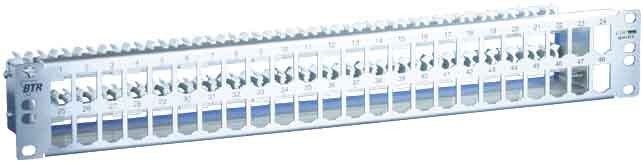 Patchfeld modul 48Port TN MPP48-Edst-leer