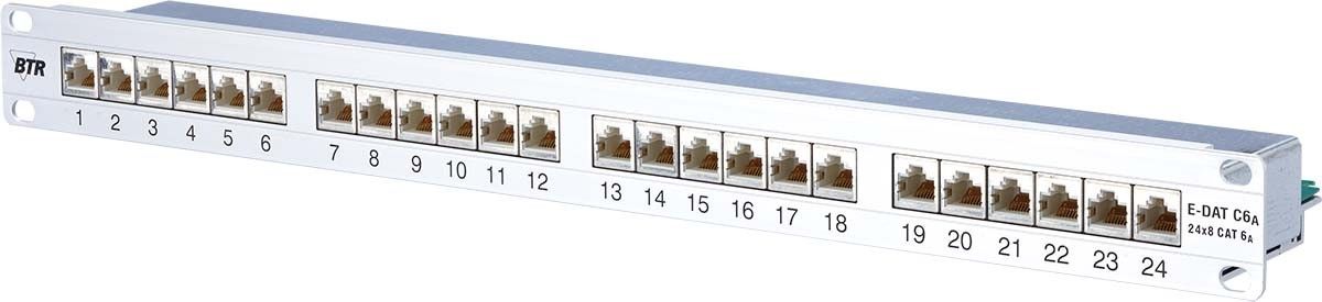 24-Port Panel E-DAT C6A TN EDATC6A-MP24 24-Port Panel E-DAT C6A TN EDATC6A-MP24