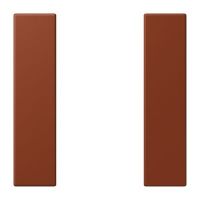 Tastensatz 1-fach LC 501 TSA 4320D terre sienne brulee 59
