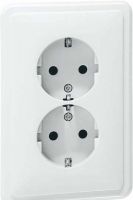 SCHUKO-Steckdose H 80.6412 SI W
