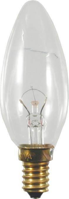 Kerzenlampe E14 230V 15W k 40881