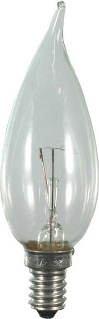 Kerzenlampe Bentip klar 40853