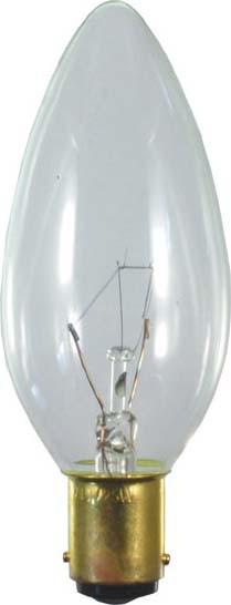 Kerzenlampe 35x100 mm BA15 40825 Kerzenlampe 35x100 mm BA15 40825