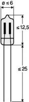 Miniaturglimmlampe 31010