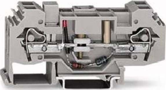 Erdleiter-Trennklemme 282-140 24V bis 6mm² grau