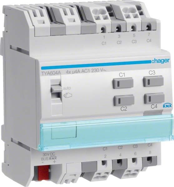KNX Schalt-/Jalousieausga. TYA604A KNX Schalt-/Jalousieausga. TYA604A