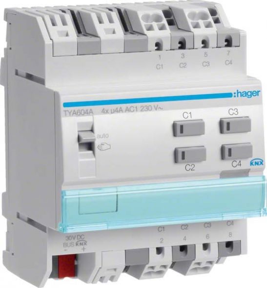 KNX Schalt-/Jalousieausga. TYA604A KNX Schalt-/Jalousieausga. TYA604A
