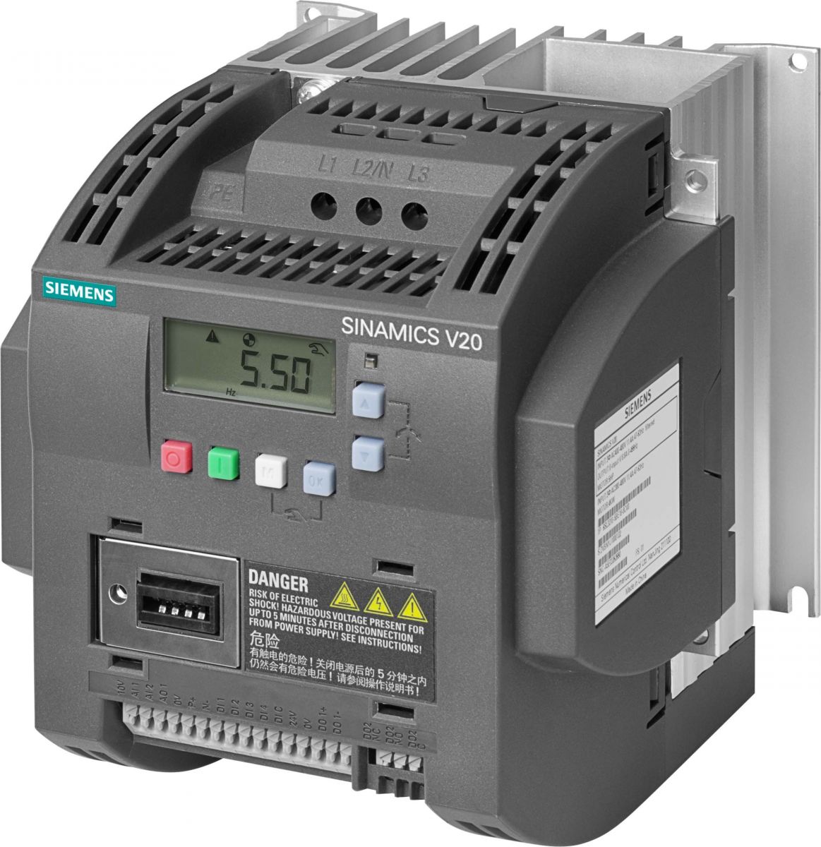 SINAMICS V20 1AC200-240V 1,1kW FSAC 6SL32105BB211BV1 SINAMICS V20 1AC200-240V 1,1kW FSAC 6SL32105BB211BV1