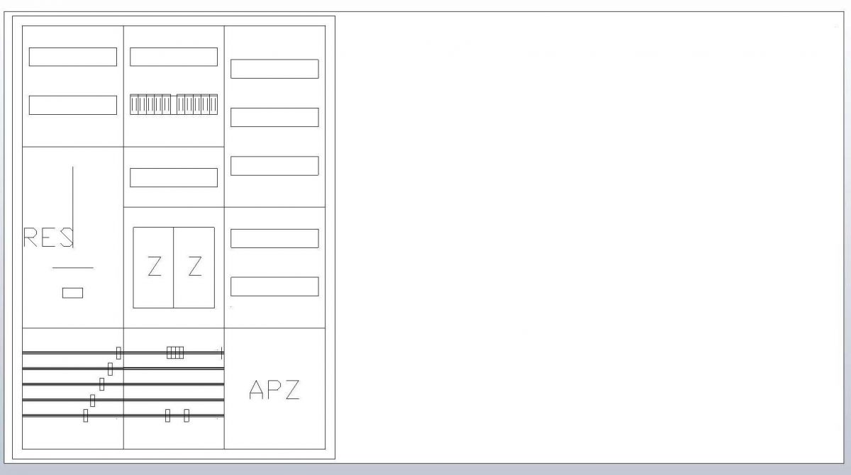 S37EA120Z Zählerschrank eHZ 2Z 1T-3P 1V 1APZ, HLAK