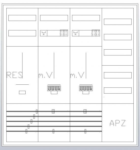 S47ZA621 Zählerschrank 3Pkt 2Z 1R 1V 1APZ,sHS S47ZA621 Zählerschrank 3Pkt 2Z 1R 1V 1APZ,sHS