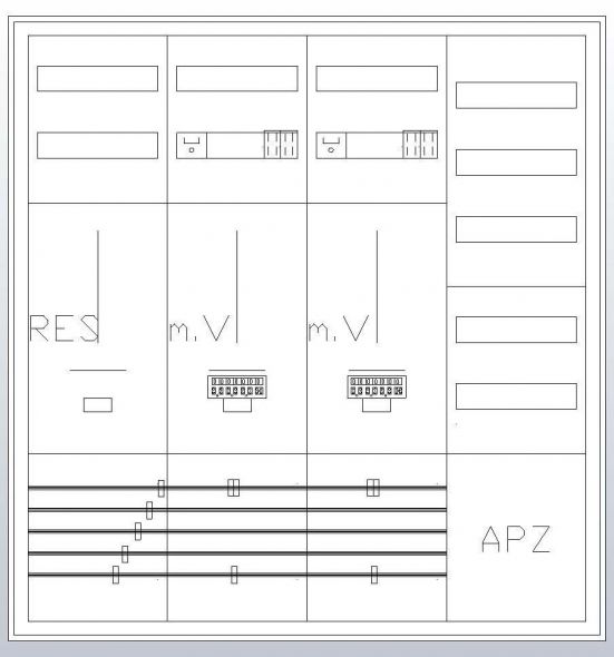 S47ZA621 Zählerschrank 3Pkt 2Z 1R 1V 1APZ,sHS