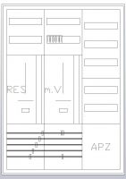 S37ZA711 Zählerschrank 3Pkt 1Z 1R1V1APZHLAK/Kanal