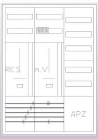 S37ZA711 Zählerschrank 3Pkt 1Z 1R1V1APZHLAK/Kanal