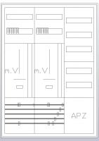 S37ZA720 Zählerschrank 3Pkt 2Z 1V 1APZ HLAK/Kanal